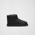 Re-Nylon booties – these modern Re-Nylon booties with a versatile, minimalist design are made – LUX VERSE Luxury Designer Fashion Outlet