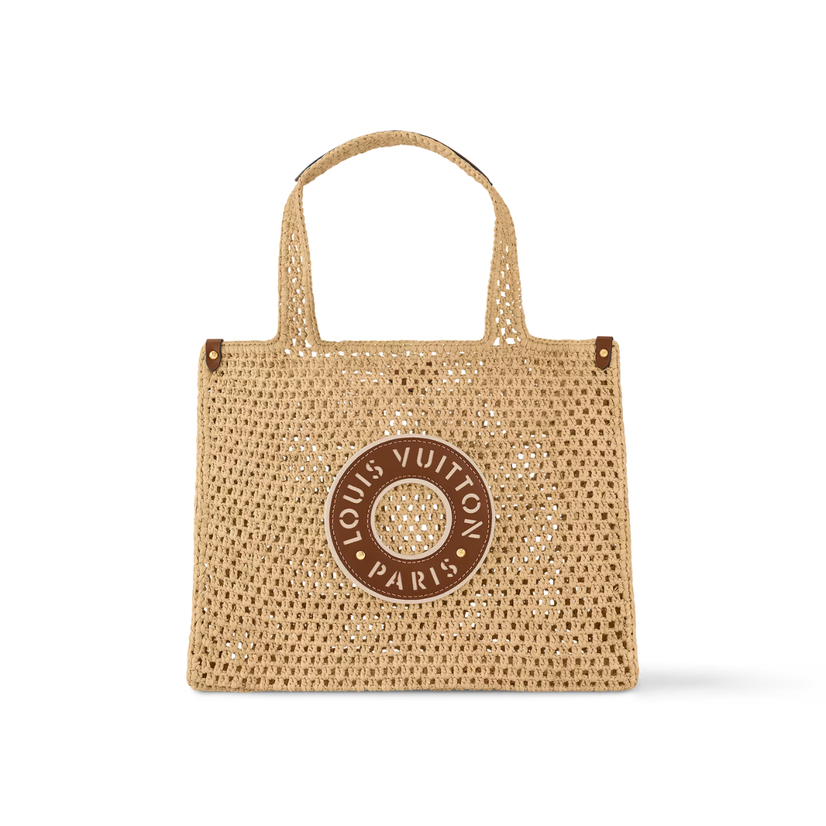 OnTheGo MM – as part of the Pool Collection, the OnTheGo MM tote is made from hand-crocheted 100% – LUX VERSE Luxury Designer Fashion Outlet