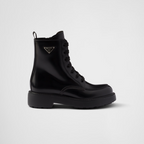 Brushed leather boots – the elegance of brushed leather enhances the clean design of these modern – LUX VERSE Luxury Designer Fashion Outlet