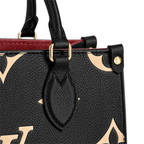 OnTheGo PM Black – this smaller version of the original OnTheGo fits essentials such as a mini tablet – LUX VERSE Luxury Designer Fashion Outlet