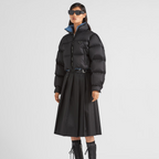 Re-Nylon cropped down jacket – made from recycled materials, this jacket is not only eco-friendly, but also – LUX VERSE Luxury Designer Fashion Outlet