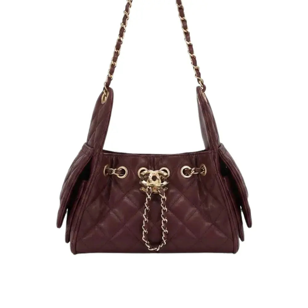 Classic Bag – material: Lambskin & Gold or Silver-Tone Metal – LUX VERSE Luxury Designer Fashion Outlet