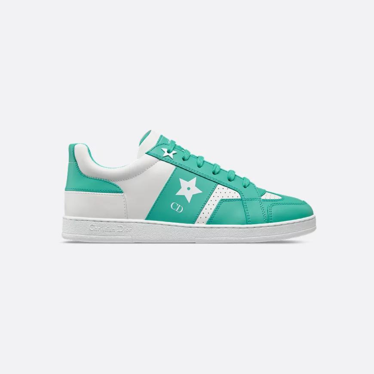 Star signature Sneaker – cD signature with white star on both sides White Christian Paris signature on – LUX VERSE Luxury Designer Fashion Outlet