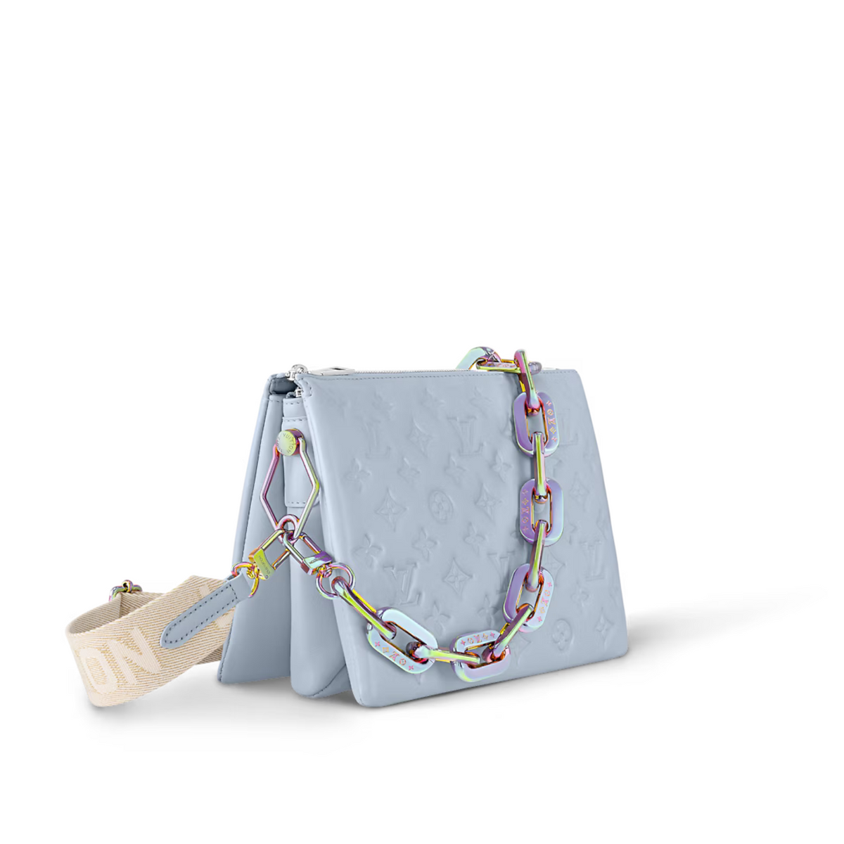 Coussin PM – the interior is composed of two pockets separated by a central zipped pocket – LUX VERSE Luxury Designer Fashion Outlet