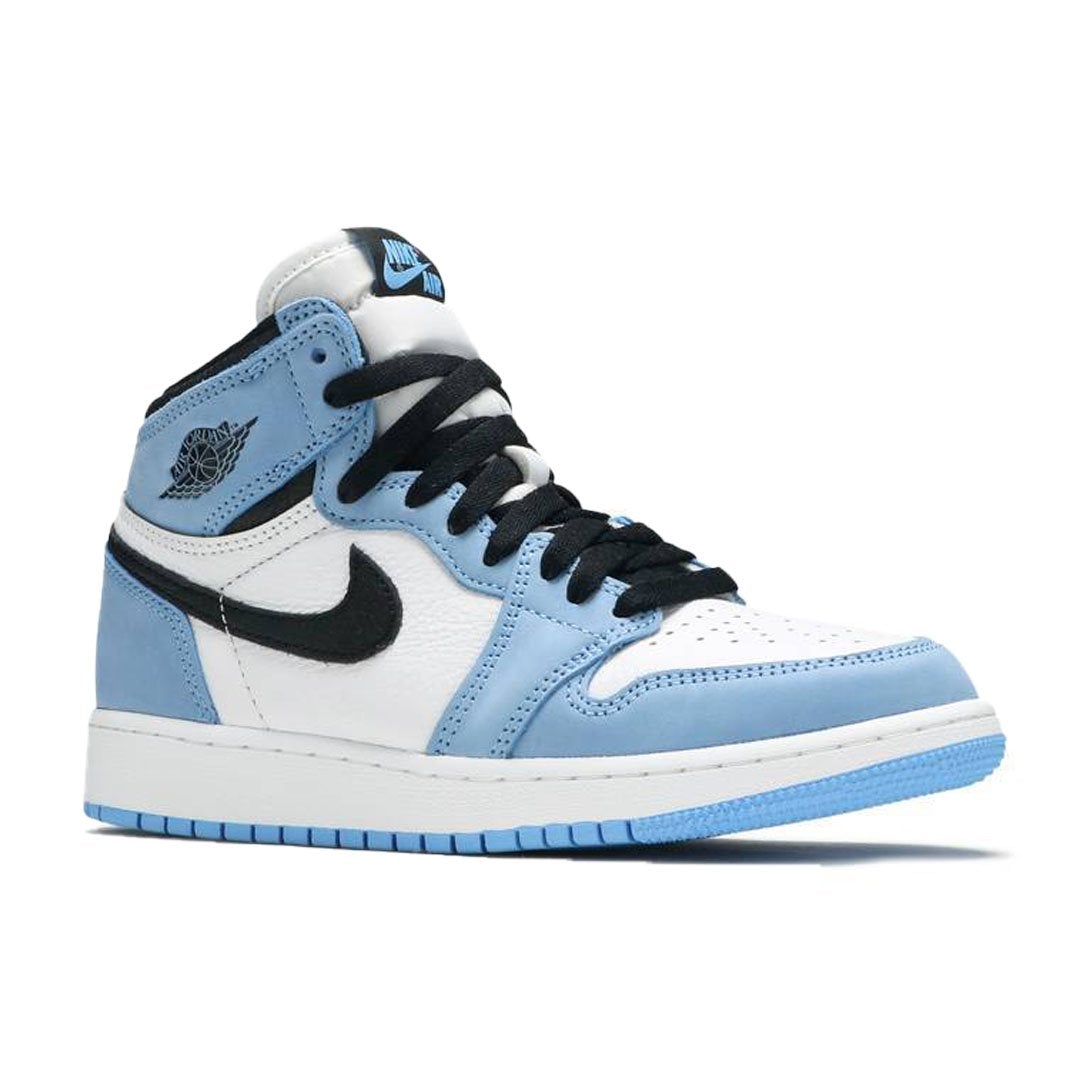 University Blue – built with a white tumbled leather base, the shoe's upper is highlighted by – LUX VERSE Luxury Designer Fashion Outlet