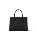 OnTheGo P Black – the OnTheGo PM tote is fashioned in Monogram Empreinte leather, embossed with – LUX VERSE Luxury Designer Fashion Outlet