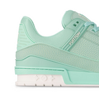 Trainer Leather Sneaker – this colorful interpretation of the Trainer sneaker comes in grained calf leather – LUX VERSE Luxury Designer Fashion Outlet