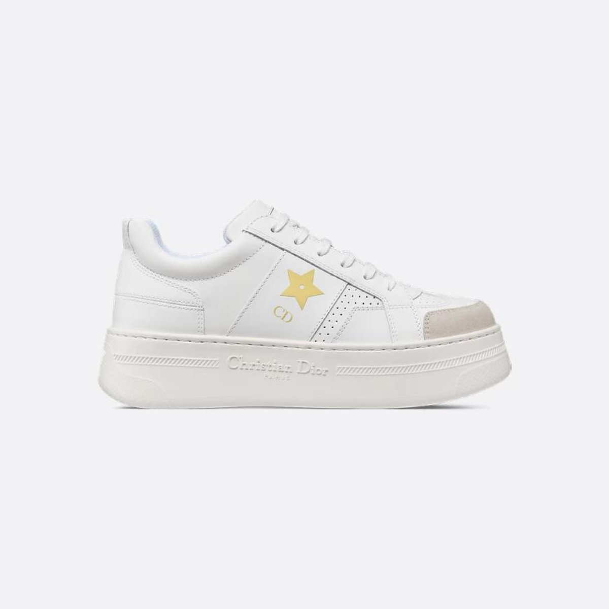 Star Platform Sneaker Suede Calfskin – completed by a thick, ultralightweight signature sole, the sneaker can be paired – LUX VERSE Luxury Designer Fashion Outlet