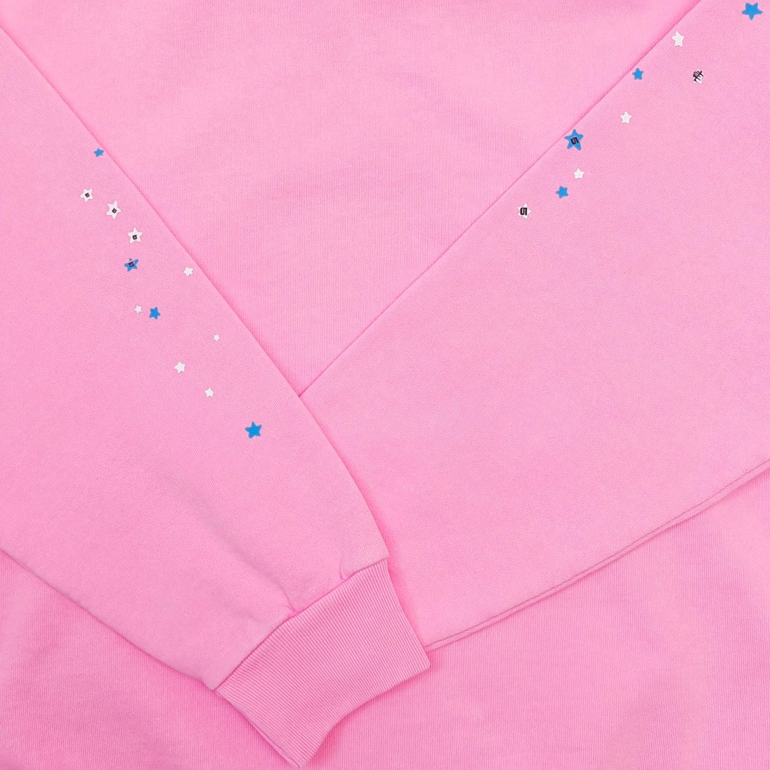Rosa Baumwoll-Pullover mit tonigem Webband - Herren