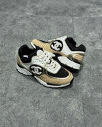 White Mesh Colourblock Chunky - Women's