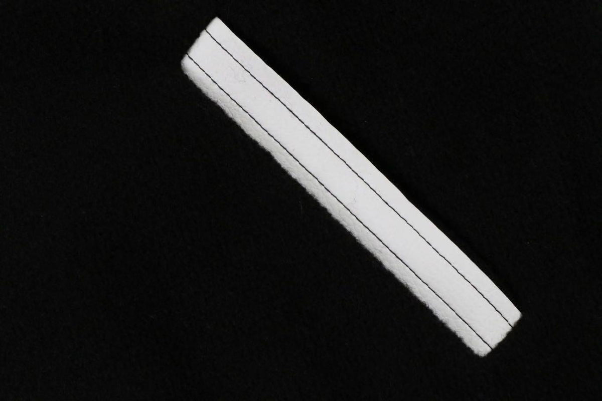 Black Wool Plain Varsity - Men's