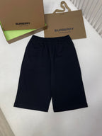 Navyfarbene Baumwollhose mit Kordelzug – Herren
