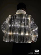 Weiße Steppjacke - Herren