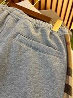 Black Cotton Cuffed Joggers - Men's