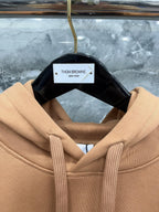 Black Cotton Bold Text Pullover - Men's