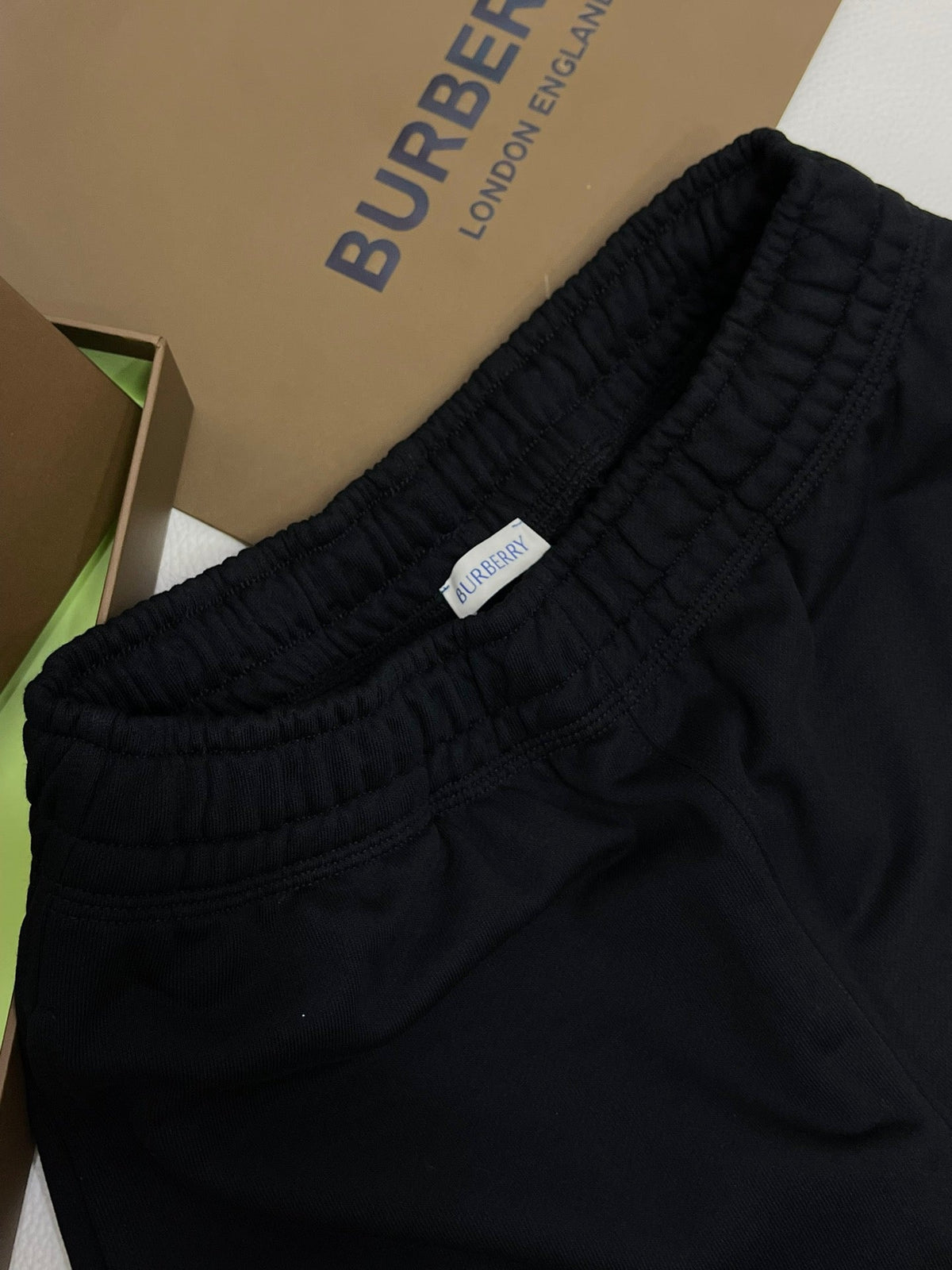 Navyfarbene Baumwollhose mit Kordelzug – Herren
