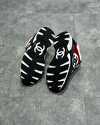 White Mesh Colourblock Chunky - Women's