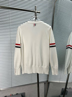 RWB Stripe Cardigan White - Men's