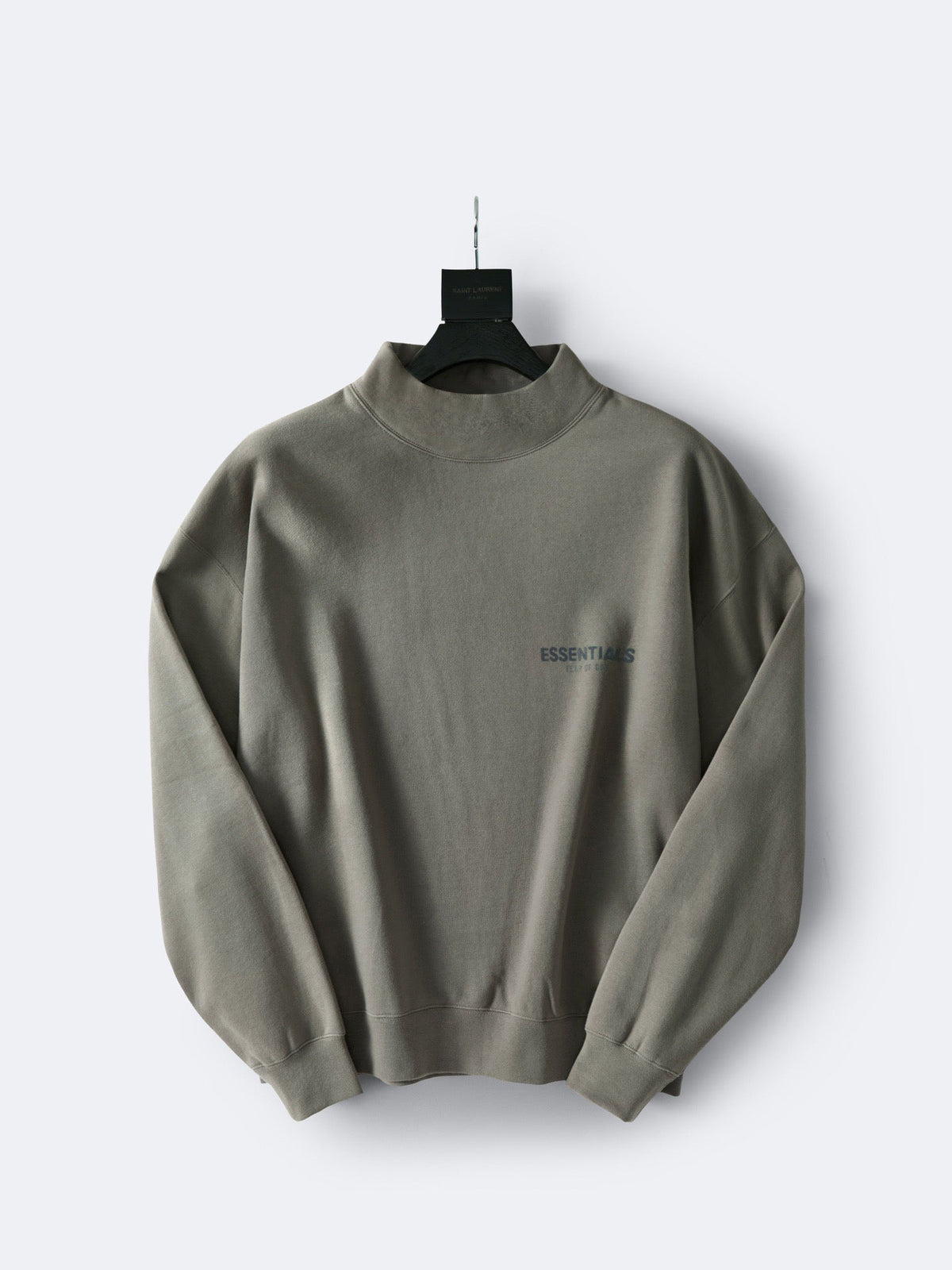 Essentials Olive Small Logo Sweatshirt – Herren