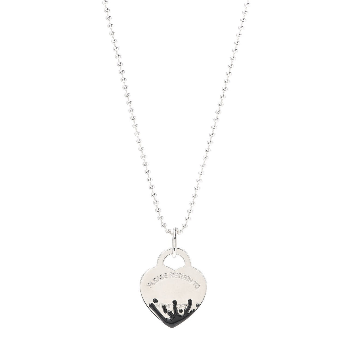 Colour Heart Splash Tag Necklace – LUX VERSE Luxury Designer Fashion Outlet