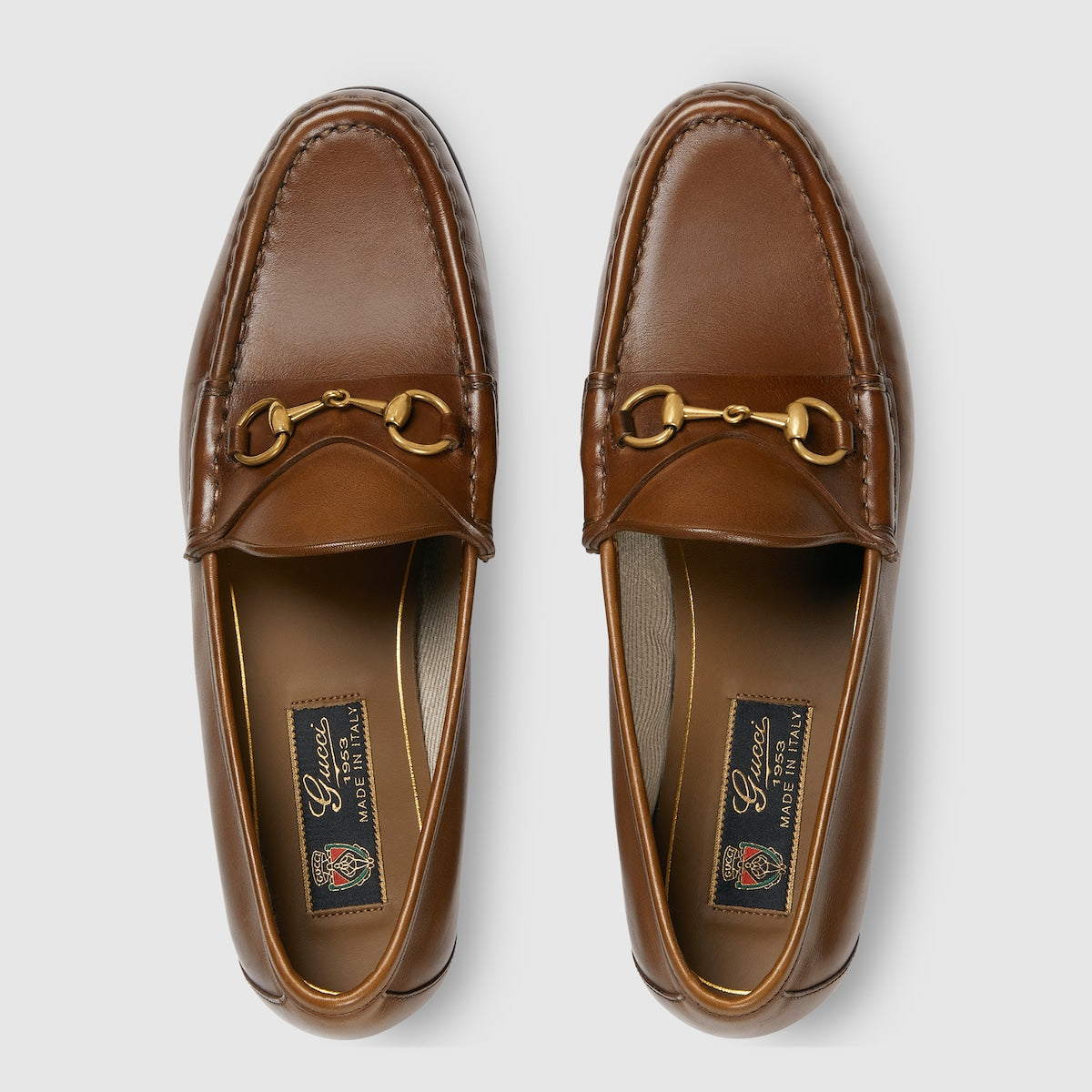 Women's Horsebit classic loafer – the signature loafer with Horsebit appears in brown leather with a low heel – LUX VERSE Luxury Designer Fashion Outlet
