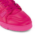 Trainer Rubber Leather sneaker – its elaborately constructed upper, which features rubber signatures, takes seven – LUX VERSE Luxury Designer Fashion Outlet