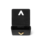 Twist MM Smooth Leather – the removable and adjustable chain is made of hand-enameled and nanogram-engraved – LUX VERSE Luxury Designer Fashion Outlet