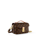 Pochette Métis East West – monogram coated canvas Natural cowhide-leather trim Textile lining Gold-color – LUX VERSE Luxury Designer Fashion Outlet