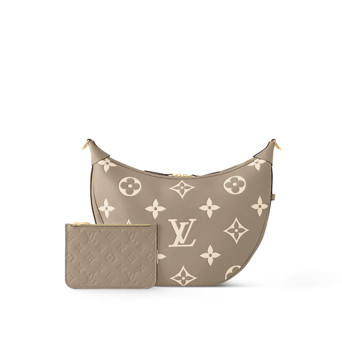 Loop Hobo Empriente Leather – the inside zipped pouch can be removed and used separately – LUX VERSE Luxury Designer Fashion Outlet