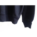 Navy Baumwoll-Rundhals-Sweater mit Logo – Herren