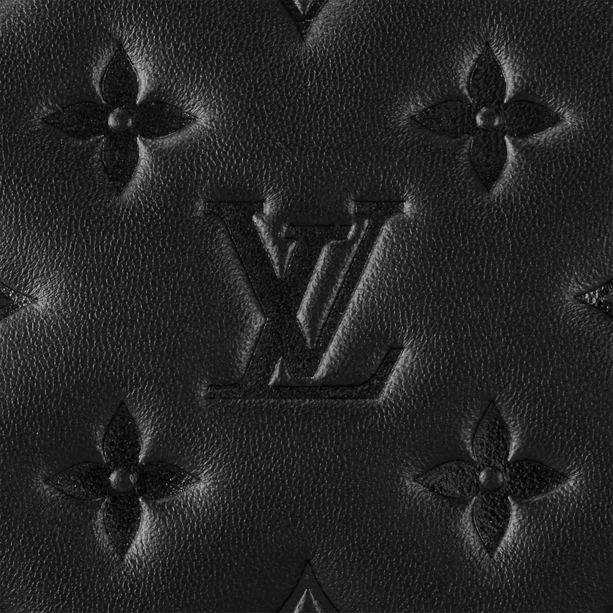 Coussin PM Black – the Coussin PM handbag is crafted from soft, puffy lambskin embossed with tonal – LUX VERSE Luxury Designer Fashion Outlet