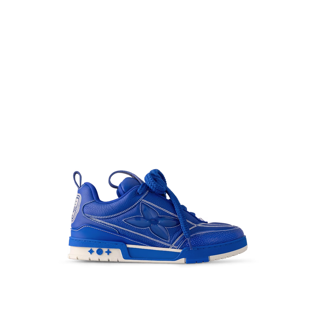 Skate Sneaker Calf Leather – technical double laces and a rubber outsole complete this model – LUX VERSE Luxury Designer Fashion Outlet