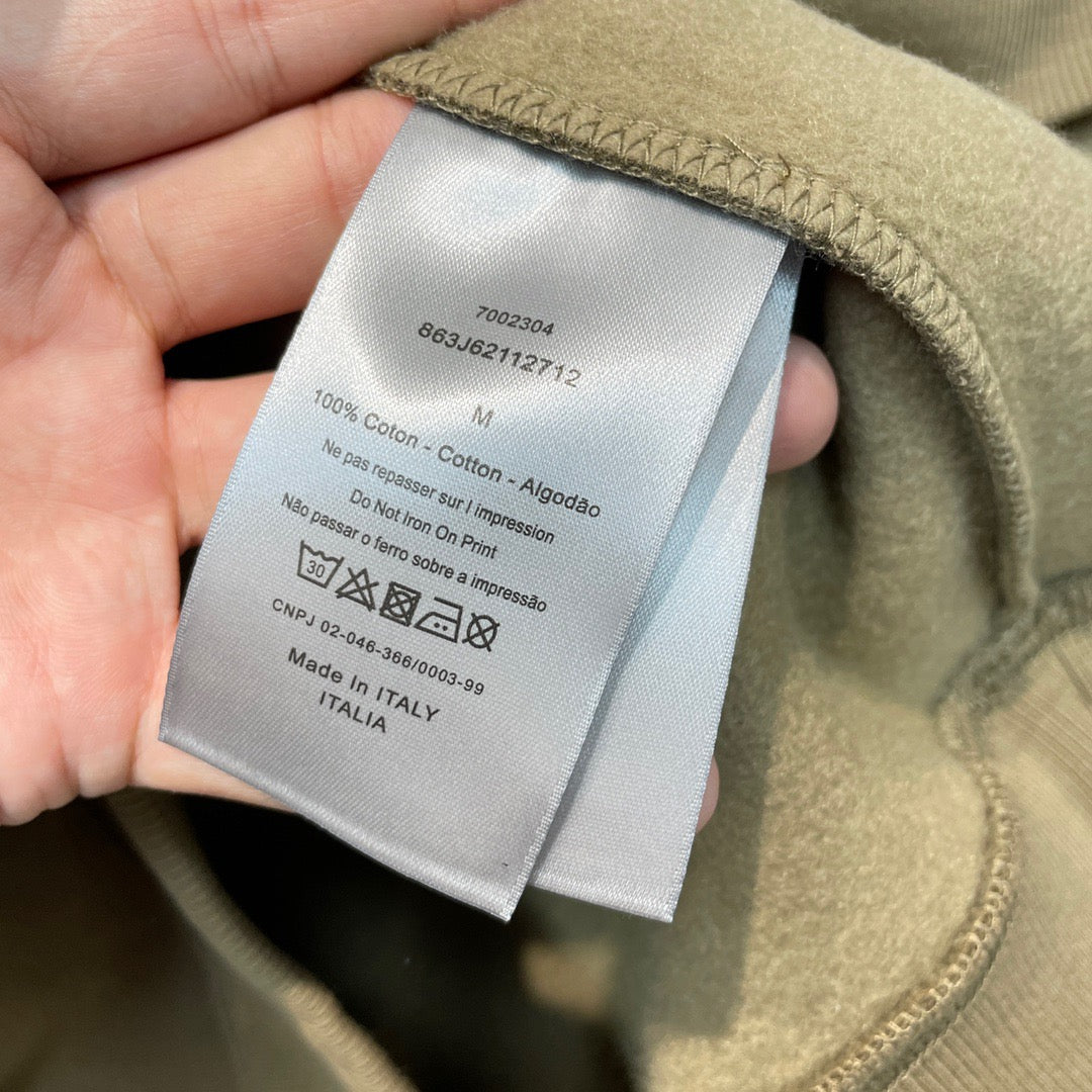 Marineblauer Baumwollpullover einfarbig – Herren