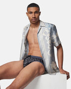 Barocco Reversible Swim Briefs – for hygiene purposes we advise to try on this item with personal underwear underneath – LUX VERSE Luxury Designer Fashion Outlet