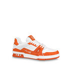 Trainer Iconic Sneaker – this version of the Trainer sneaker combines Monogram leather with calfskin embossed – LUX VERSE Luxury Designer Fashion Outlet