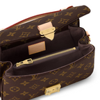 Pochette Métis East West – monogram coated canvas Natural cowhide-leather trim Textile lining Gold-color – LUX VERSE Luxury Designer Fashion Outlet