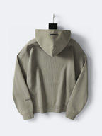 Grey Cotton Logo Pullover - Men's