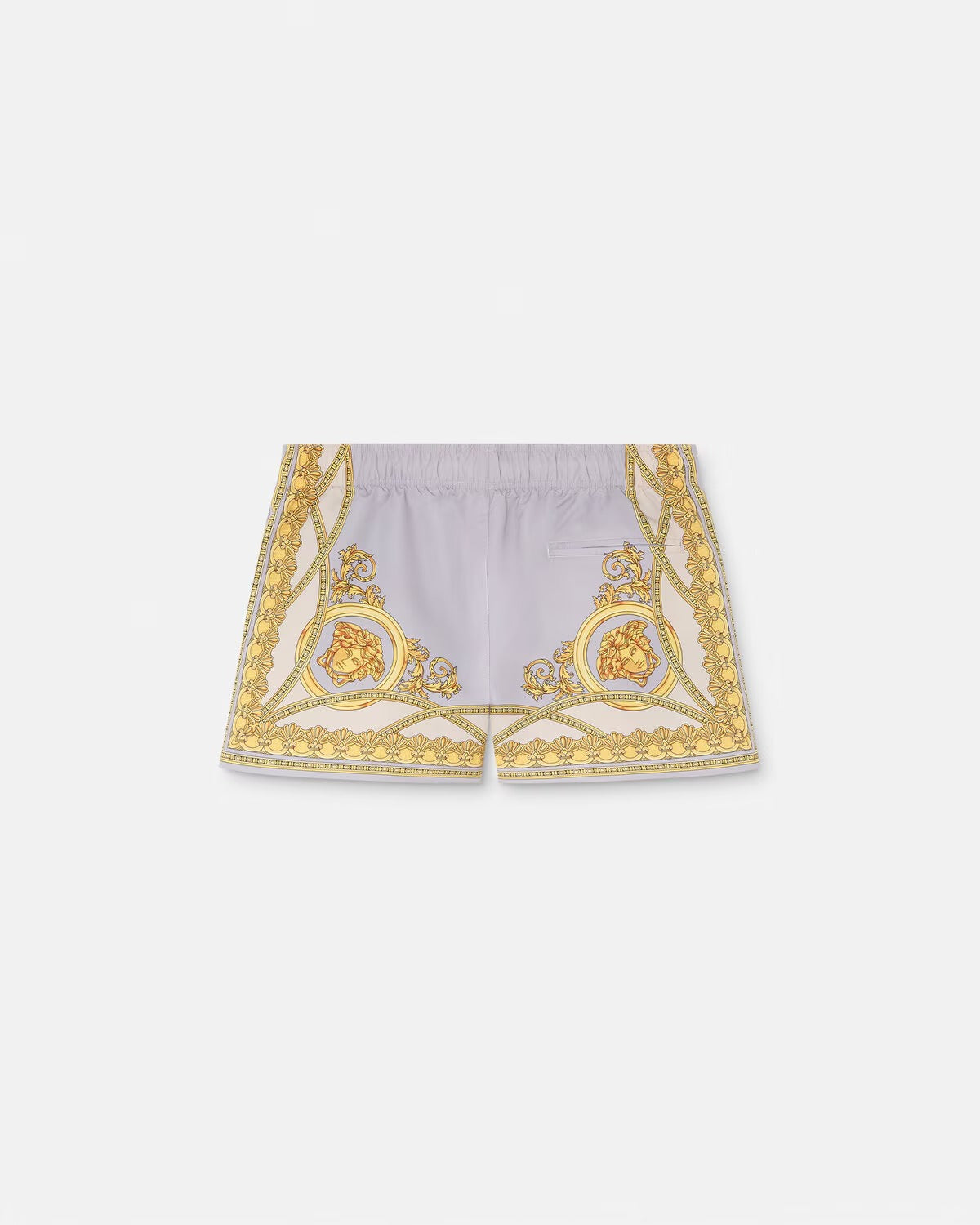 La Coupe Des Dieux Swim Shorts – la Coupe des Dieux print Side pockets Back welt pocket Mesh slip lining Elastic – LUX VERSE Luxury Designer Fashion Outlet