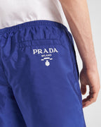 Re-Nylon swim trunks – these swim trunks with a sleek design are made of Re-Nylon, the regenerated nylon – LUX VERSE Luxury Designer Fashion Outlet