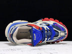 Track White Blue and Red Sneakers