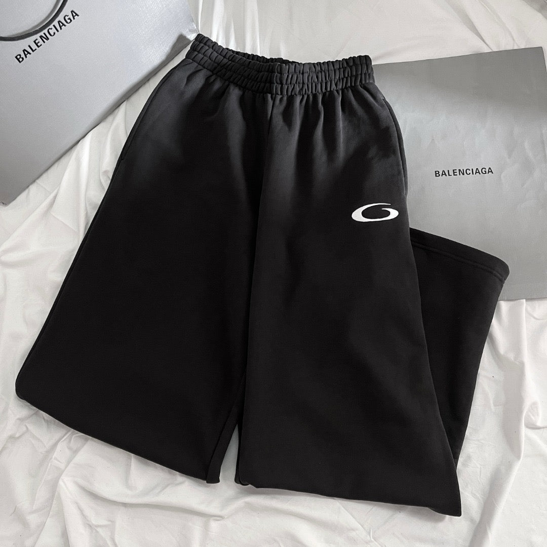 Wide-Leg Logo Trousers - Men's