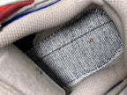 Track White Blue and Red Sneakers