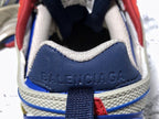 Track White Blue and Red Sneakers