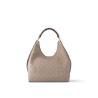 Carmel Galet Gray – the braided leather handle enables elbow and shoulder carry – LUX VERSE Luxury Designer Fashion Outlet