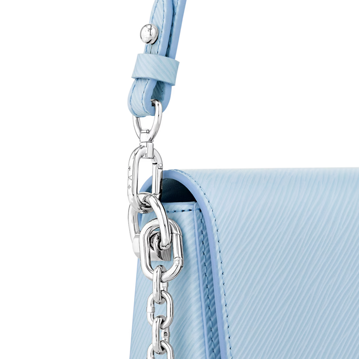 Twist West Candy Blue – sized to fit essential belongings, the bag adapts to a variety of carry styles – LUX VERSE Luxury Designer Fashion Outlet