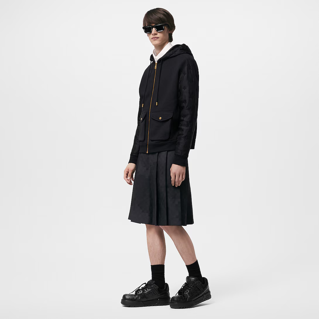 Trainer Leather Maxi Sneaker – it is signed with rubber Initials logos on the tongue, side and back – LUX VERSE Luxury Designer Fashion Outlet