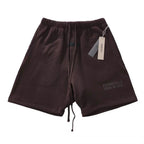 Brown Cotton Logo Drawstring - Men's