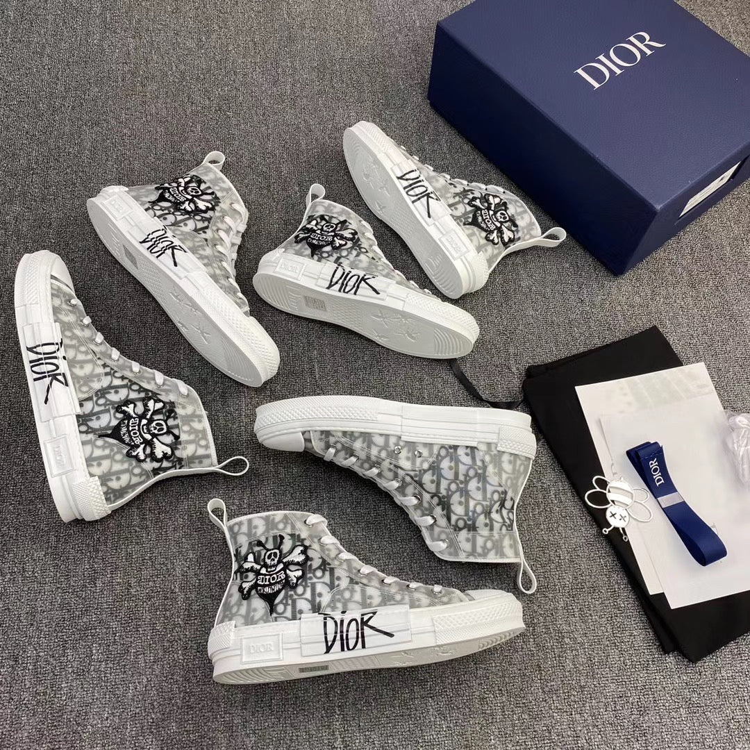 B23 High-Top-Sneaker mit Grafik