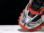 Track Grey and Red Sneakers