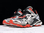 Track Grey and Red Sneakers